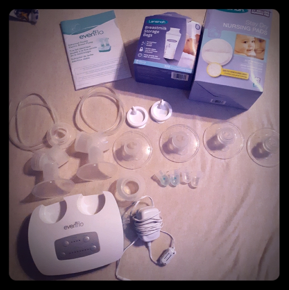 Evenflo double electric breastpump